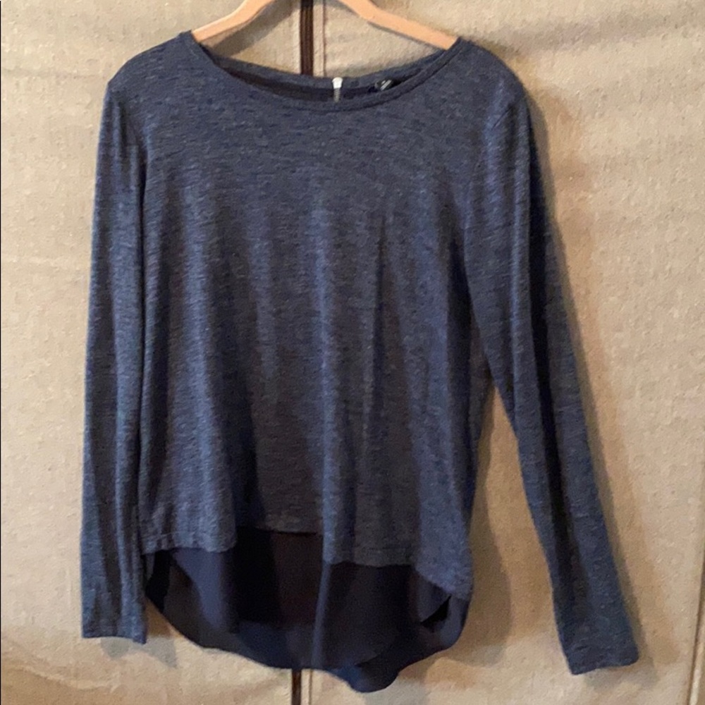 Ann Taylor Blue Long Sleeve